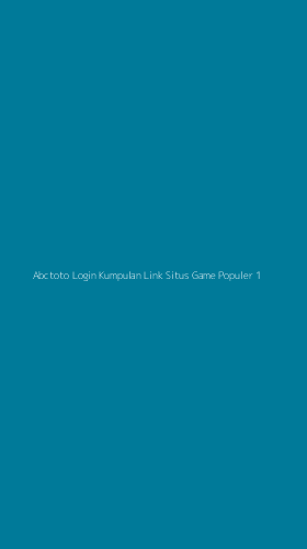 Tampilan Antarmuka Aplikasi Abctoto Login Kumpulan Link Situs Game Populer - 1