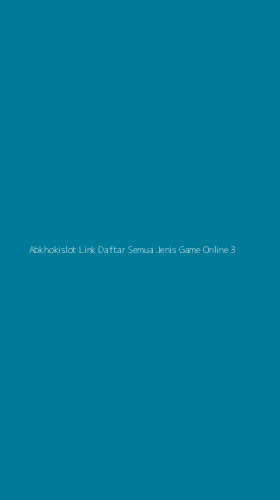 Tampilan Antarmuka Aplikasi Abkhokislot Link Daftar Semua Jenis Game Online - 3