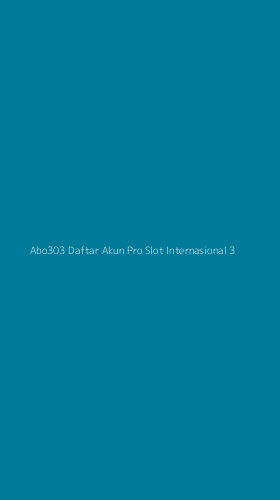 Tampilan Antarmuka Aplikasi Abo303 Daftar Akun Pro Slot Internasional - 3