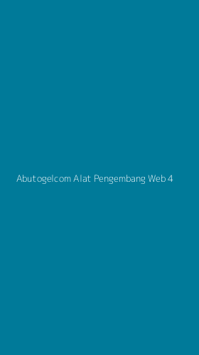 Tampilan Antarmuka Aplikasi Abutogelcom Alat Pengembang Web - 4