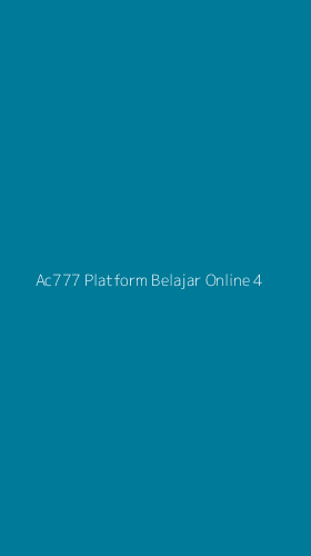 Tampilan Antarmuka Aplikasi Ac777 Platform Belajar Online - 4