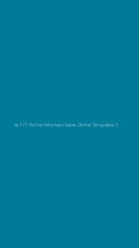 Tampilan Antarmuka Aplikasi Ac777 Portal Informasi Game Online Terupdate - 1
