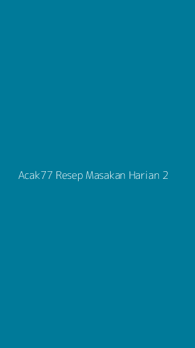 Tampilan Antarmuka Aplikasi Acak77 Resep Masakan Harian - 2