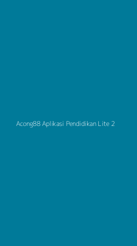Tampilan Antarmuka Aplikasi Acong88 Aplikasi Pendidikan Lite - 2