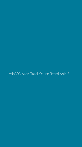 Tampilan Antarmuka Aplikasi Ada303 Agen Togel Online Resmi Asia - 3