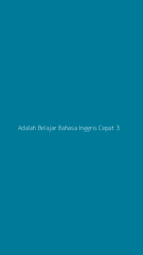 Tampilan Antarmuka Aplikasi Adalah Belajar Bahasa Inggris Cepat - 3