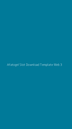 Tampilan Antarmuka Aplikasi Afatogel Slot Download Template Web - 3