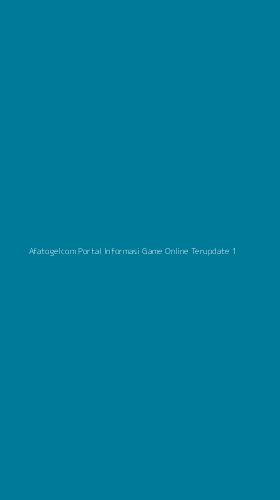 Tampilan Antarmuka Aplikasi Afatogelcom Portal Informasi Game Online Terupdate - 1