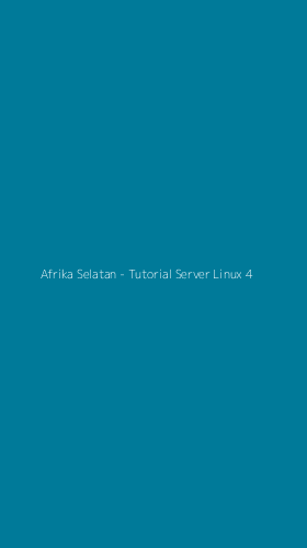 Tampilan Antarmuka Aplikasi Afrika Selatan - Tutorial Server Linux - 4