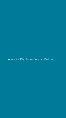 Tampilan Antarmuka Aplikasi Agen 77 Platform Belajar Online - 3