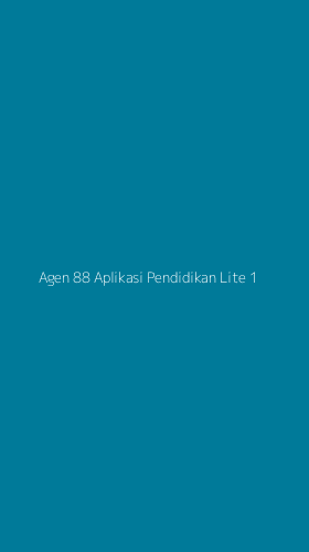Tampilan Antarmuka Aplikasi Agen 88 Aplikasi Pendidikan Lite - 1