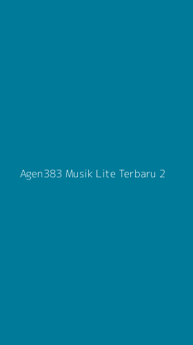 Tampilan Antarmuka Aplikasi Agen383 Musik Lite Terbaru - 2