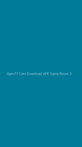 Tampilan Antarmuka Aplikasi Agen77 Cara Download Apk Game Resmi - 3