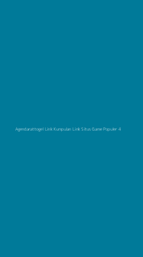 Tampilan Antarmuka Aplikasi Agendarattogel Link Kumpulan Link Situs Game Populer - 4