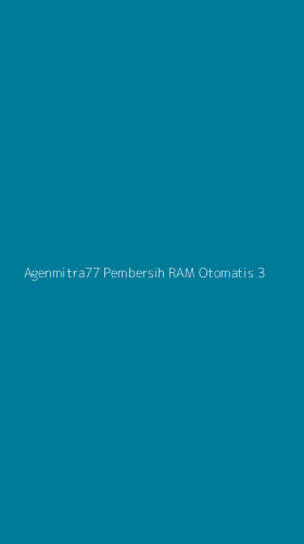 Tampilan Antarmuka Aplikasi Agenmitra77 Pembersih Ram Otomatis - 3