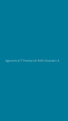 Tampilan Antarmuka Aplikasi Agenmitra77 Pembersih Ram Otomatis - 4