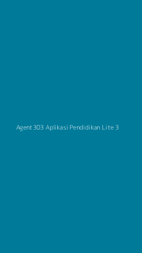 Tampilan Antarmuka Aplikasi Agent303 Aplikasi Pendidikan Lite - 3
