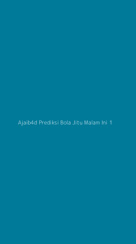 Tampilan Antarmuka Aplikasi Ajaib4d Prediksi Bola Jitu Malam Ini - 1