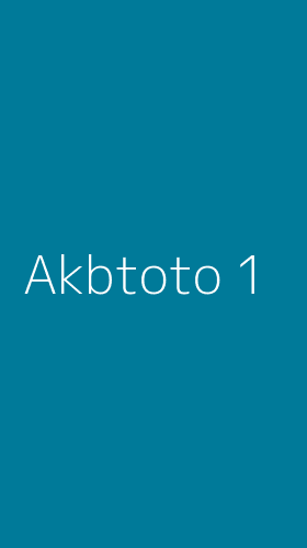 Tampilan Antarmuka Aplikasi Akbtoto - 1