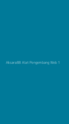 Tampilan Antarmuka Aplikasi Aksara88 Alat Pengembang Web - 1