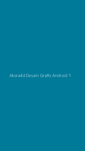 Tampilan Antarmuka Aplikasi Aksra4d Desain Grafis Android - 1