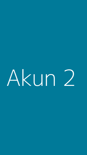 Tampilan Antarmuka Aplikasi Akun - 2