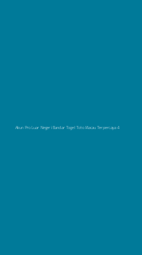 Tampilan Antarmuka Aplikasi Akun Pro Luar Negeri Bandar Togel Toto Macau Terpercaya - 4