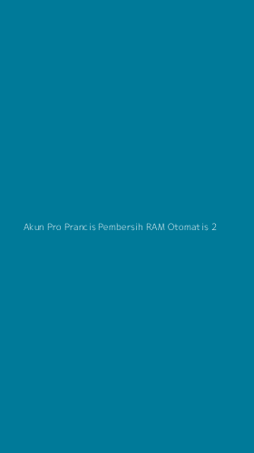 Tampilan Antarmuka Aplikasi Akun Pro Prancis Pembersih Ram Otomatis - 2