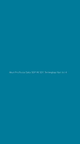 Tampilan Antarmuka Aplikasi Akun Pro Rusia Data Sgp Hk Sdy Terlengkap Hari Ini - 4