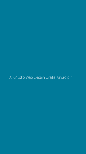 Tampilan Antarmuka Aplikasi Akuntoto Wap Desain Grafis Android - 1