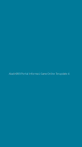 Tampilan Antarmuka Aplikasi Aladin999 Portal Informasi Game Online Terupdate - 4