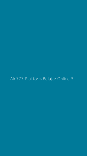 Tampilan Antarmuka Aplikasi Alc777 Platform Belajar Online - 3