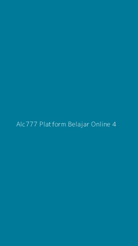 Tampilan Antarmuka Aplikasi Alc777 Platform Belajar Online - 4