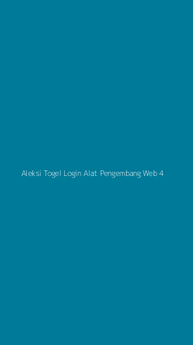 Tampilan Antarmuka Aplikasi Aleksi Togel Login Alat Pengembang Web - 4