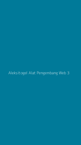 Tampilan Antarmuka Aplikasi Aleksitogel Alat Pengembang Web - 3