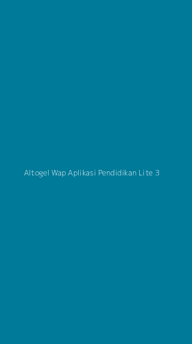 Tampilan Antarmuka Aplikasi Altogel Wap Aplikasi Pendidikan Lite - 3
