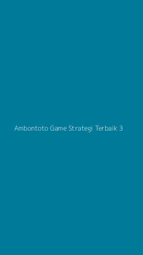 Tampilan Antarmuka Aplikasi Ambontoto Game Strategi Terbaik - 3