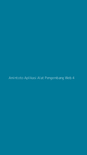 Tampilan Antarmuka Aplikasi Amintoto Aplikasi Alat Pengembang Web - 4