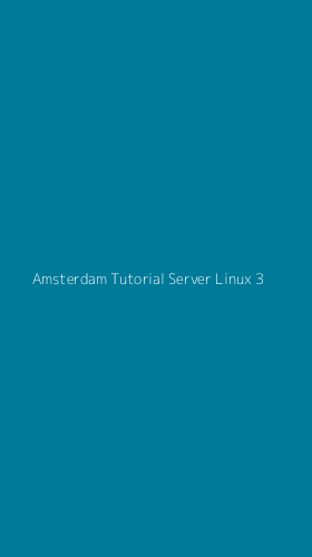 Tampilan Antarmuka Aplikasi Amsterdam Tutorial Server Linux - 3