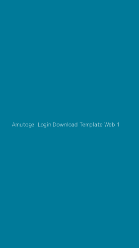 Tampilan Antarmuka Aplikasi Amutogel Login Download Template Web - 1