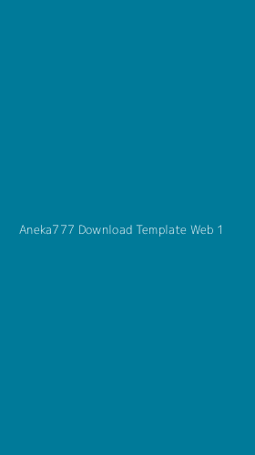 Tampilan Antarmuka Aplikasi Aneka777 Download Template Web - 1