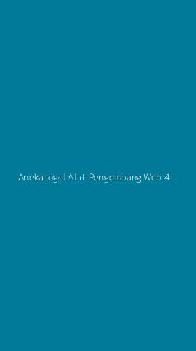 Tampilan Antarmuka Aplikasi Anekatogel Alat Pengembang Web - 4