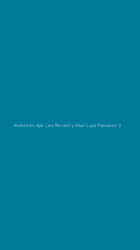 Tampilan Antarmuka Aplikasi Anekatoto Apk Cara Recovery Akun Lupa Password - 3