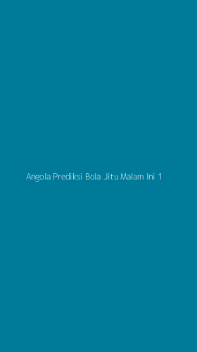 Tampilan Antarmuka Aplikasi Angola Prediksi Bola Jitu Malam Ini - 1