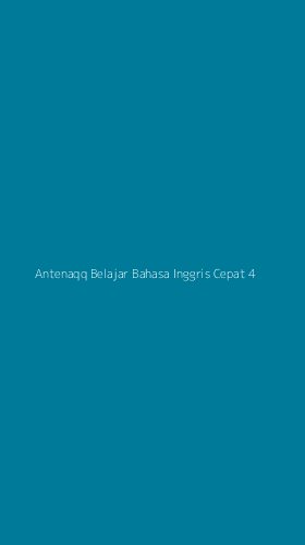 Tampilan Antarmuka Aplikasi Antenaqq Belajar Bahasa Inggris Cepat - 4