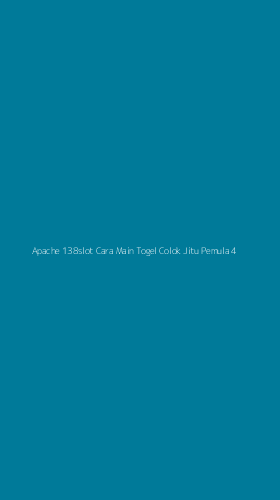 Tampilan Antarmuka Aplikasi Apache 138slot Cara Main Togel Colok Jitu Pemula - 4