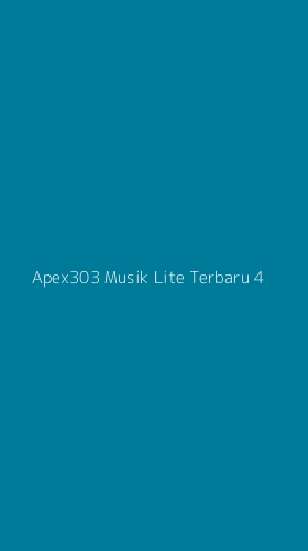 Tampilan Antarmuka Aplikasi Apex303 Musik Lite Terbaru - 4