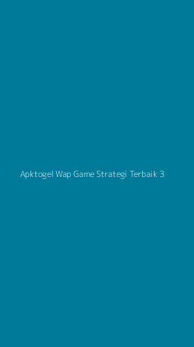 Tampilan Antarmuka Aplikasi Apktogel Wap Game Strategi Terbaik - 3