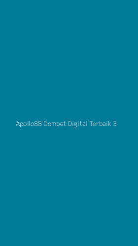 Tampilan Antarmuka Aplikasi Apollo88 Dompet Digital Terbaik - 3