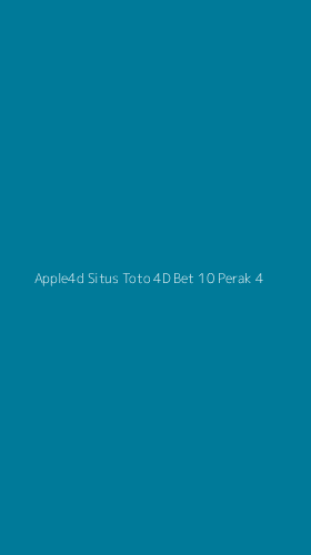 Tampilan Antarmuka Aplikasi Apple4d Situs Toto 4d Bet 10 Perak - 4